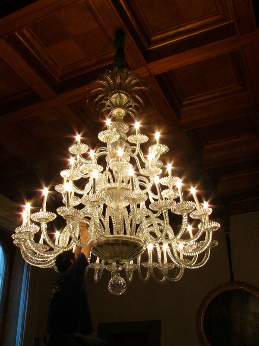 Restauro lampadari Murano antichi e storici